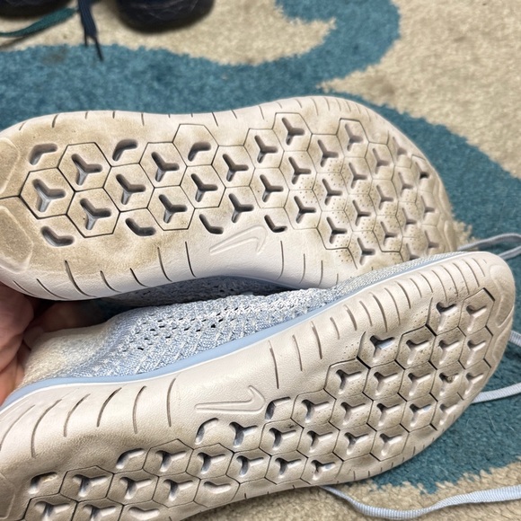 Nike Sky Blue Knit Running Shoes - Picture 7 of 7